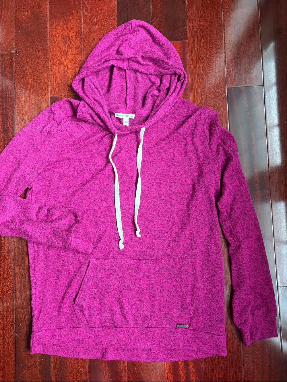 Express Women’s Hooded light sweatshirt in Magenta